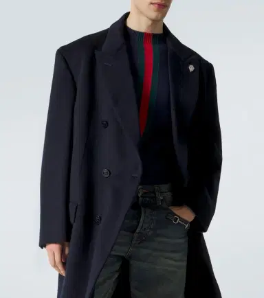 Gucci Double-breasted cashmere coat | Thumbnail 7 Gucci Double-breasted cashmere coat | Thumbnail 7