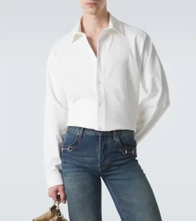 Gucci Cotton-blend piqué shirt | Thumbnail 6 Gucci Cotton-blend piqué shirt | Thumbnail 6