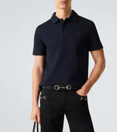 Gucci Logo cotton piqué polo shirt | Thumbnail 3 Gucci Logo cotton piqué polo shirt | Thumbnail 3
