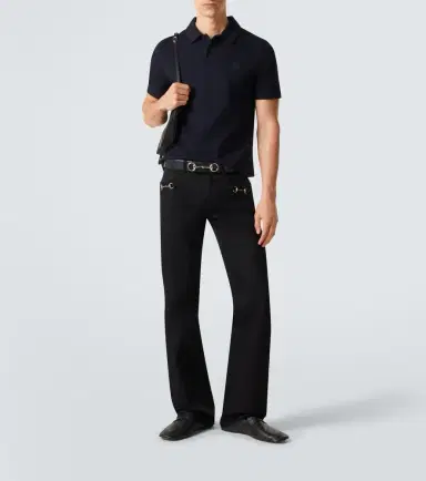 Gucci Logo cotton piqué polo shirt | Thumbnail 5 Gucci Logo cotton piqué polo shirt | Thumbnail 5