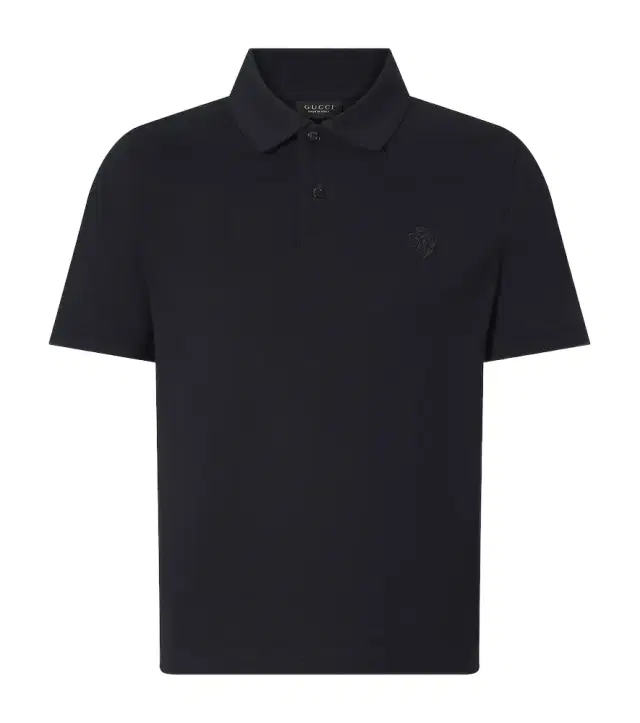 Logo cotton piqué polo shirt Logo cotton piqué polo shirt