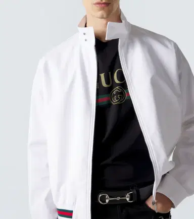 Gucci Web Stripe cotton twill jacket | Thumbnail 6 Gucci Web Stripe cotton twill jacket | Thumbnail 6