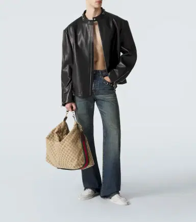 Gucci Horsebit leather jacket | Thumbnail 3 Gucci Horsebit leather jacket | Thumbnail 3