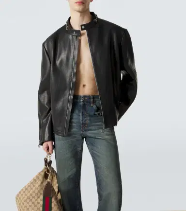 Gucci Horsebit leather jacket | Thumbnail 6 Gucci Horsebit leather jacket | Thumbnail 6