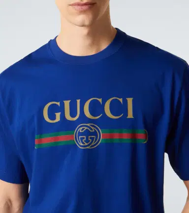 Gucci Logo cotton and silk jersey T-shirt | Thumbnail 6 Gucci Logo cotton and silk jersey T-shirt | Thumbnail 6