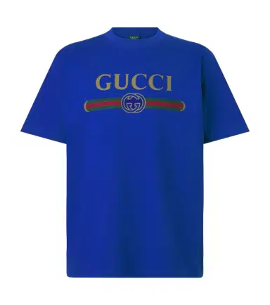 Gucci Logo cotton and silk jersey T-shirt | Thumbnail 1 Gucci Logo cotton and silk jersey T-shirt | Thumbnail 1