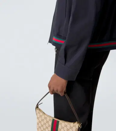 Gucci Web Stripe cotton twill jacket | Thumbnail 3 Gucci Web Stripe cotton twill jacket | Thumbnail 3