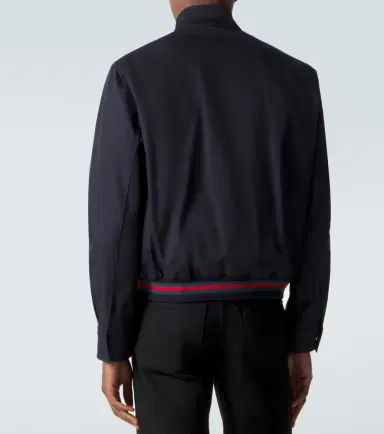 Gucci Web Stripe cotton twill jacket | Thumbnail 4 Gucci Web Stripe cotton twill jacket | Thumbnail 4