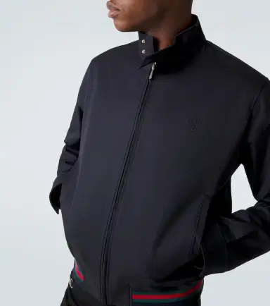 Gucci Web Stripe cotton twill jacket | Thumbnail 7 Gucci Web Stripe cotton twill jacket | Thumbnail 7