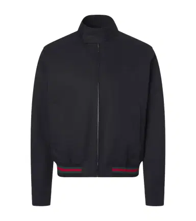 Gucci Web Stripe cotton twill jacket | Thumbnail 1 Gucci Web Stripe cotton twill jacket | Thumbnail 1
