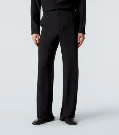 Gucci Silk satin georgette wide-leg pants | Thumbnail 3 Gucci Silk satin georgette wide-leg pants | Thumbnail 3