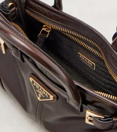 Prada Bonnie Mini leather top-handle bag | Thumbnail 3 Prada Bonnie Mini leather top-handle bag | Thumbnail 3