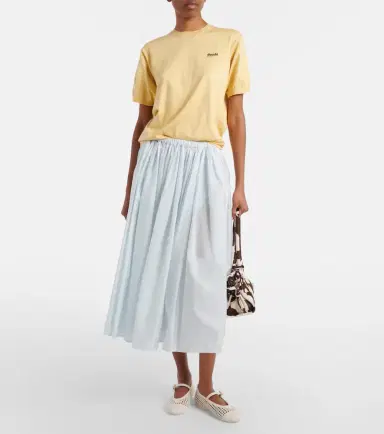 Prada Re-Nylon midi skirt | Thumbnail 6 Prada Re-Nylon midi skirt | Thumbnail 6
