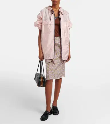 Prada Re-Nylon hooded jacket | Thumbnail 2 Prada Re-Nylon hooded jacket | Thumbnail 2
