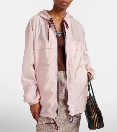 Prada Re-Nylon hooded jacket | Thumbnail 6 Prada Re-Nylon hooded jacket | Thumbnail 6