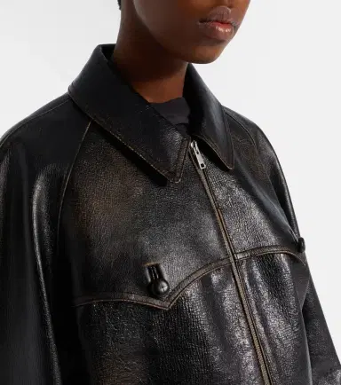 Prada Leather jacket | Thumbnail 4 Prada Leather jacket | Thumbnail 4