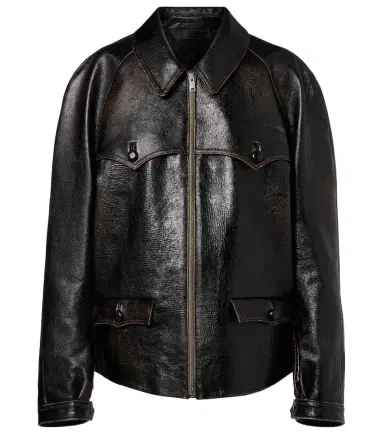 Prada Leather jacket | Thumbnail 1 Prada Leather jacket | Thumbnail 1
