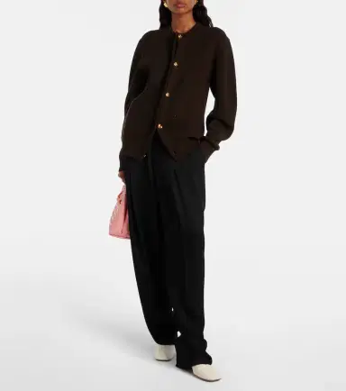 Bottega Veneta Wool and cotton cardigan | Thumbnail 2 Bottega Veneta Wool and cotton cardigan | Thumbnail 2