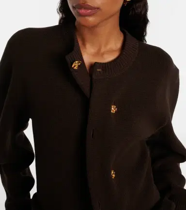 Bottega Veneta Wool and cotton cardigan | Thumbnail 4 Bottega Veneta Wool and cotton cardigan | Thumbnail 4