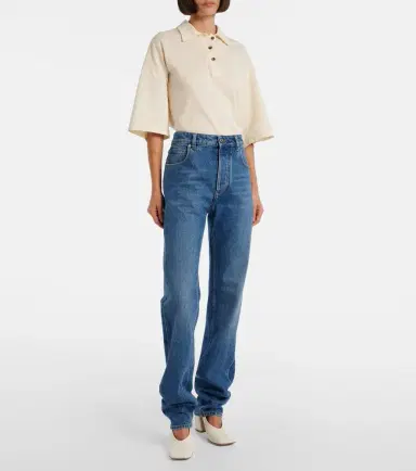Bottega Veneta High-rise straight jeans | Thumbnail 3 Bottega Veneta High-rise straight jeans | Thumbnail 3