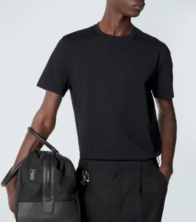 Prada Cotton-blend jersey T-shirt | Thumbnail 2 Prada Cotton-blend jersey T-shirt | Thumbnail 2