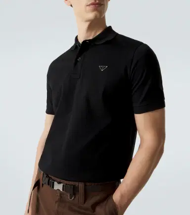 Prada Cotton piqué polo shirt | Thumbnail 2 Prada Cotton piqué polo shirt | Thumbnail 2