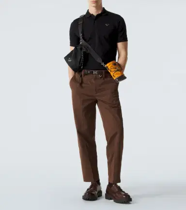 Prada Cotton piqué polo shirt | Thumbnail 3 Prada Cotton piqué polo shirt | Thumbnail 3