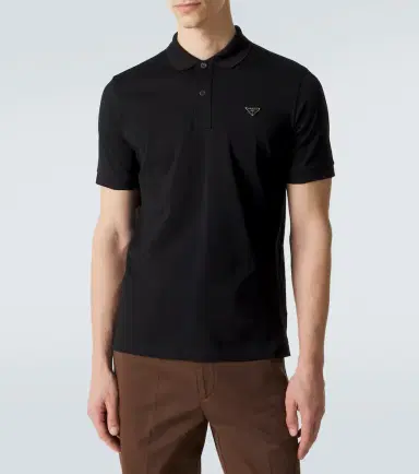 Prada Cotton piqué polo shirt | Thumbnail 4 Prada Cotton piqué polo shirt | Thumbnail 4