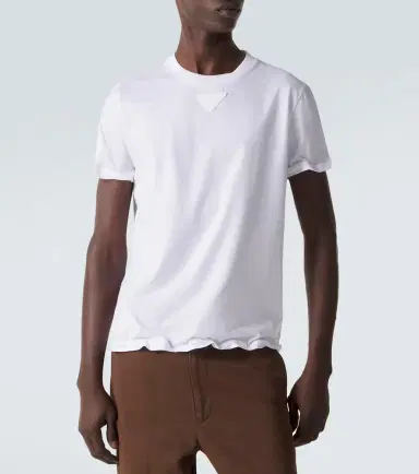 Prada Cotton jersey T-shirt | Thumbnail 4 Prada Cotton jersey T-shirt | Thumbnail 4