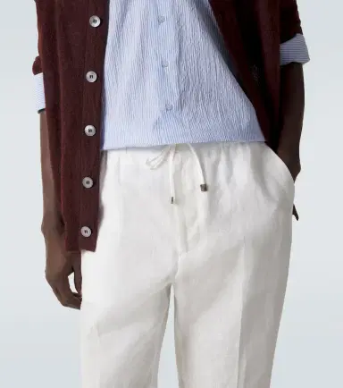 Etro Linen slim pants | Thumbnail 4 Etro Linen slim pants | Thumbnail 4