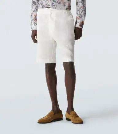Etro Linen Bermuda shorts | Thumbnail 2 Etro Linen Bermuda shorts | Thumbnail 2
