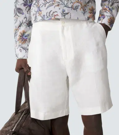 Etro Linen Bermuda shorts | Thumbnail 3 Etro Linen Bermuda shorts | Thumbnail 3