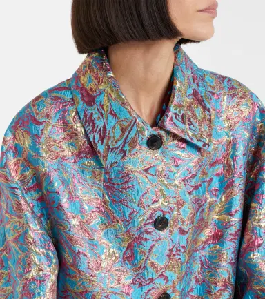 Dries Van Noten Brocade coat | Thumbnail 2 Dries Van Noten Brocade coat | Thumbnail 2