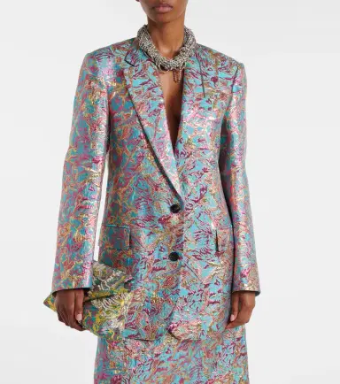 Dries Van Noten Basti jacquard jacket | Thumbnail 2 Dries Van Noten Basti jacquard jacket | Thumbnail 2