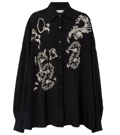 Dries Van Noten Oversized embellished shirt | Thumbnail 1 Dries Van Noten Oversized embellished shirt | Thumbnail 1