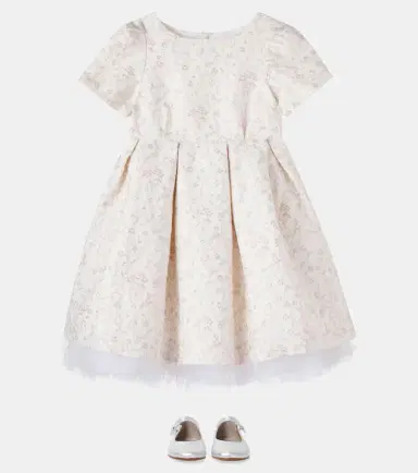 Bonpoint Lilibet floral cotton-blend dress | Thumbnail 4 Bonpoint Lilibet floral cotton-blend dress | Thumbnail 4