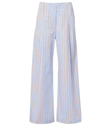 Dries Van Noten Striped cotton wide-leg pants | Thumbnail 1 Dries Van Noten Striped cotton wide-leg pants | Thumbnail 1