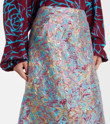 Dries Van Noten Brocade midi skirt | Thumbnail 4 Dries Van Noten Brocade midi skirt | Thumbnail 4