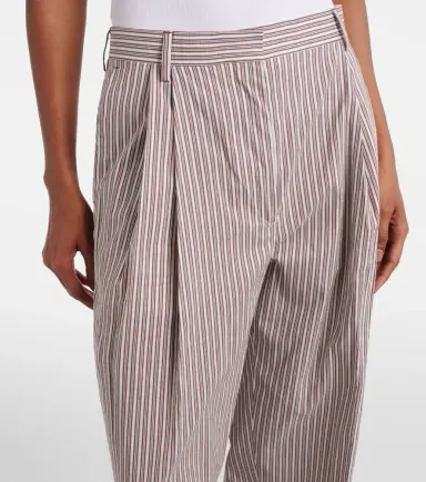 Dries Van Noten Striped cotton and silk pants | Thumbnail 5 Dries Van Noten Striped cotton and silk pants | Thumbnail 5