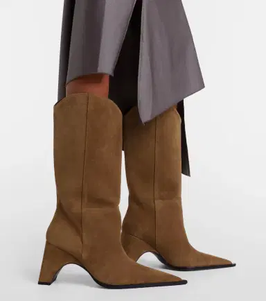 Coperni Cowboy suede knee-high boots | Thumbnail 6 Coperni Cowboy suede knee-high boots | Thumbnail 6