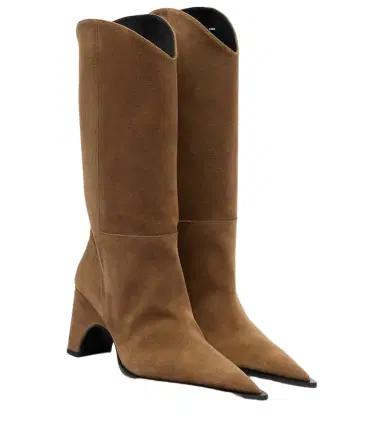 Coperni Cowboy suede knee-high boots | Thumbnail 1 Coperni Cowboy suede knee-high boots | Thumbnail 1