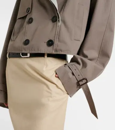 The Attico Cropped gabardine trench coat | Thumbnail 5 The Attico Cropped gabardine trench coat | Thumbnail 5