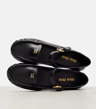 Miu Miu Leather loafers | Thumbnail 3 Miu Miu Leather loafers | Thumbnail 3