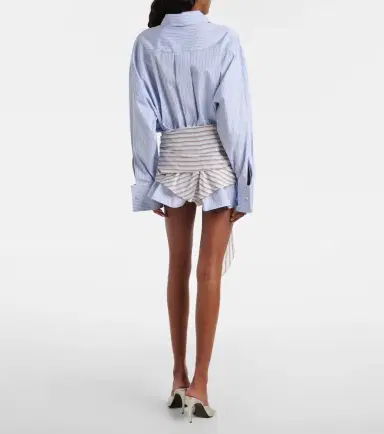 The Attico Striped cotton shirt dress | Thumbnail 4 The Attico Striped cotton shirt dress | Thumbnail 4
