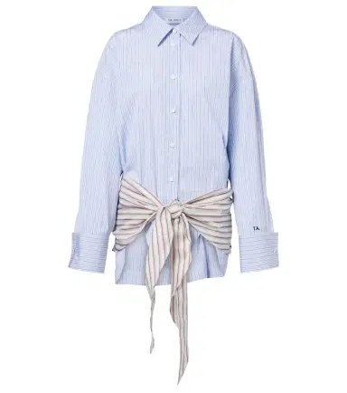 The Attico Striped cotton shirt dress | Thumbnail 1 The Attico Striped cotton shirt dress | Thumbnail 1