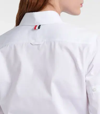 Thom Browne Logo cotton shirt | Thumbnail 7 Thom Browne Logo cotton shirt | Thumbnail 7