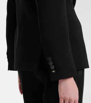 Max Mara Scatola cady tuxedo jacket | Thumbnail 2 Max Mara Scatola cady tuxedo jacket | Thumbnail 2