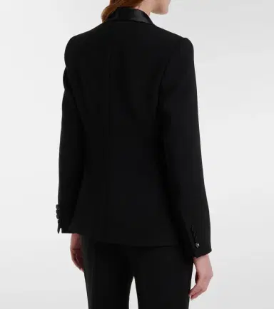 Max Mara Scatola cady tuxedo jacket | Thumbnail 3 Max Mara Scatola cady tuxedo jacket | Thumbnail 3