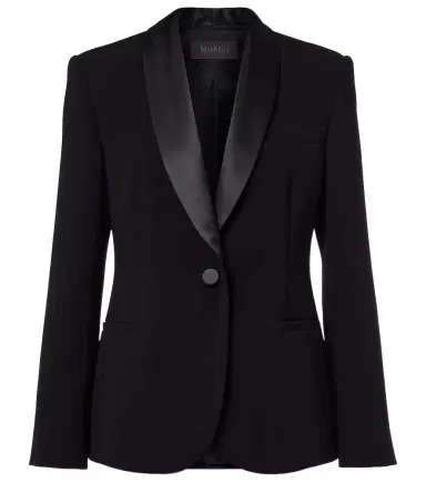 Max Mara Scatola cady tuxedo jacket | Thumbnail 1 Max Mara Scatola cady tuxedo jacket | Thumbnail 1