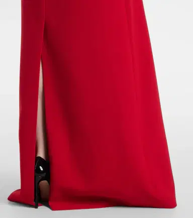 Safiyaa Danica crêpe gown | Thumbnail 2 Safiyaa Danica crêpe gown | Thumbnail 2